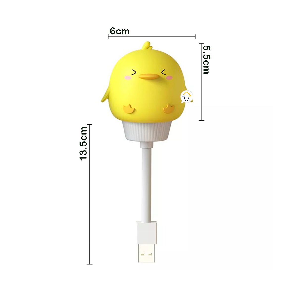  Luz De Noche Led Usb Kawaii 7lam 